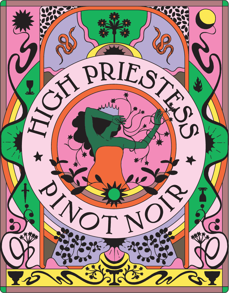 High Priestess Pinot Noir Print